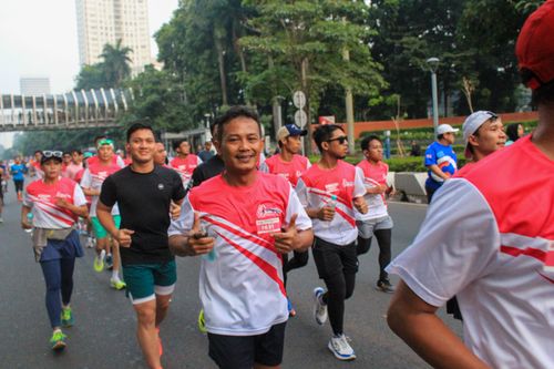 Race photo from Smartfren Run 2024 Vibes