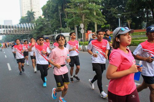 Race photo from Smartfren Run 2024 Vibes