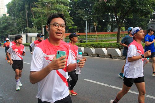 Race photo from Smartfren Run 2024 Vibes