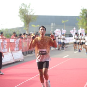 Race photo from KEDIRI HALF MARATHON 2026