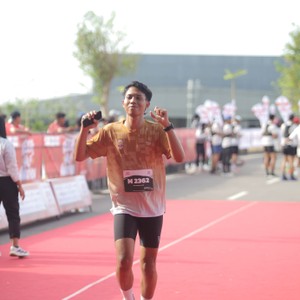 Race photo from KEDIRI HALF MARATHON 2026