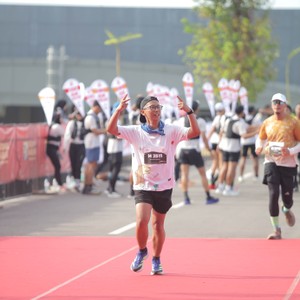 Race photo from KEDIRI HALF MARATHON 2026