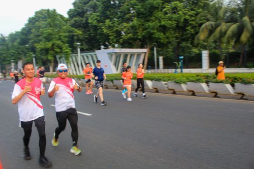 Race photo from Smartfren Run 2024 Vibes