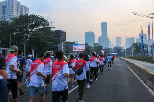 Race photo from Smartfren Run 2024 Vibes