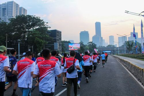 Race photo from Smartfren Run 2024 Vibes