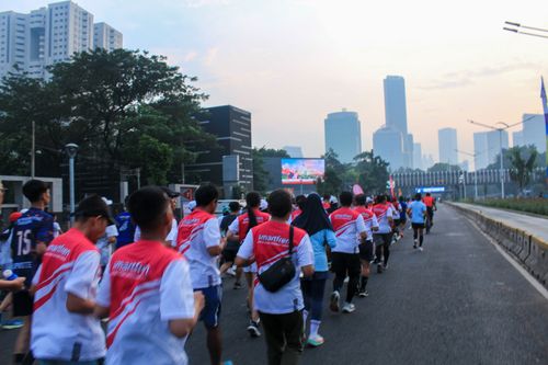 Race photo from Smartfren Run 2024 Vibes
