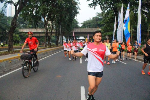 Race photo from Smartfren Run 2024 Vibes