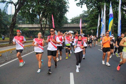 Race photo from Smartfren Run 2024 Vibes