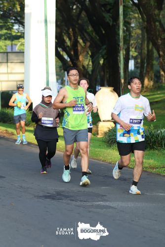 Race photo from Taman Budaya x BOGORUN 2025