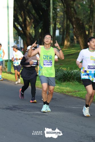 Race photo from Taman Budaya x BOGORUN 2025