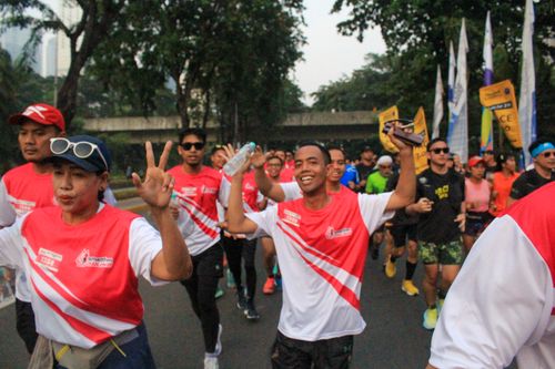 Race photo from Smartfren Run 2024 Vibes