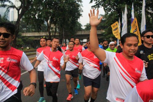 Race photo from Smartfren Run 2024 Vibes