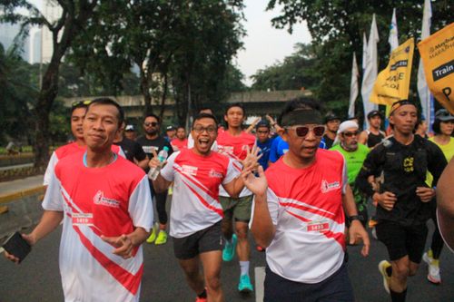 Race photo from Smartfren Run 2024 Vibes
