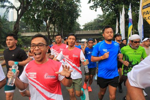 Race photo from Smartfren Run 2024 Vibes