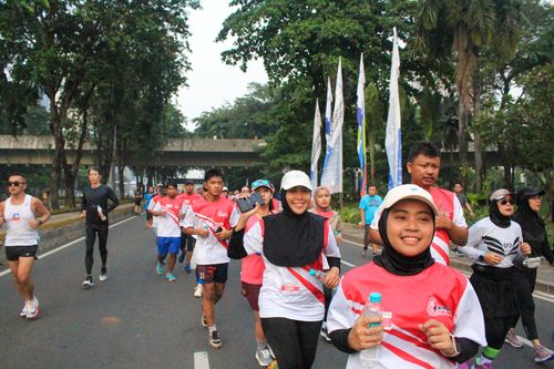 Race photo from Smartfren Run 2024 Vibes