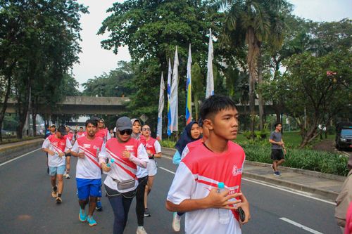 Race photo from Smartfren Run 2024 Vibes