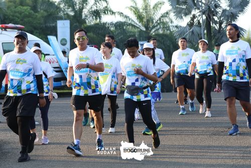 Race photo from Taman Budaya x BOGORUN 2025