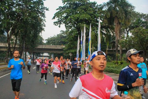 Race photo from Smartfren Run 2024 Vibes