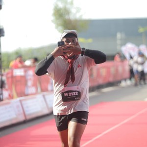 Race photo from KEDIRI HALF MARATHON 2026