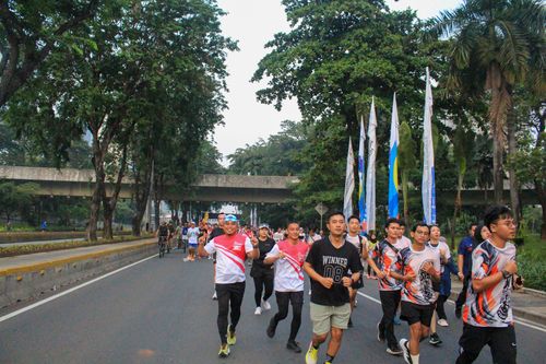 Race photo from Smartfren Run 2024 Vibes