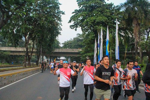 Race photo from Smartfren Run 2024 Vibes