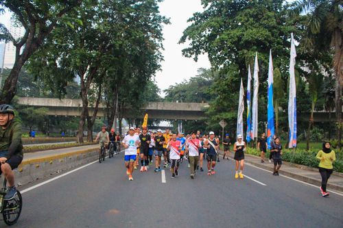 Race photo from Smartfren Run 2024 Vibes