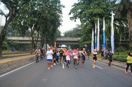 Race photo from Smartfren Run 2024 Vibes