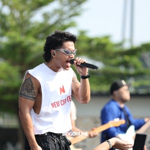Race photo from BOGORUN 2026