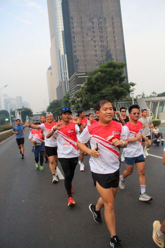 Race photo from Smartfren Run 2024 Vibes