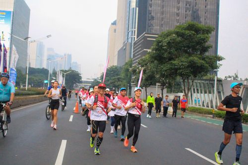 Race photo from Smartfren Run 2024 Vibes