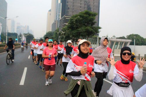 Race photo from Smartfren Run 2024 Vibes