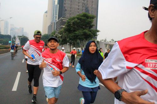 Race photo from Smartfren Run 2024 Vibes