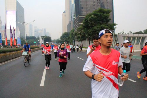 Race photo from Smartfren Run 2024 Vibes