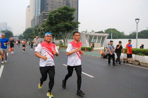 Race photo from Smartfren Run 2024 Vibes
