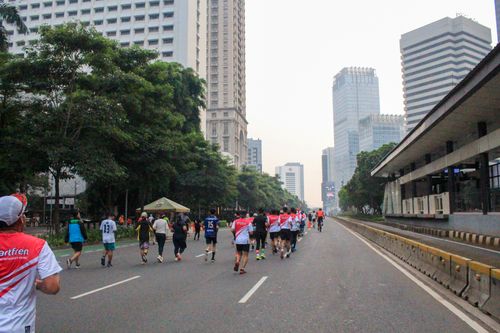 Race photo from Smartfren Run 2024 Vibes