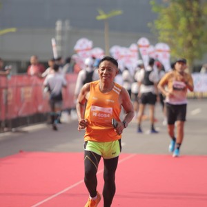 Race photo from KEDIRI HALF MARATHON 2026