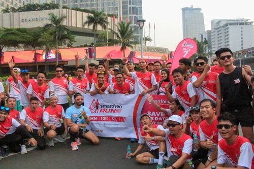 Race photo from Smartfren Run 2024 Vibes