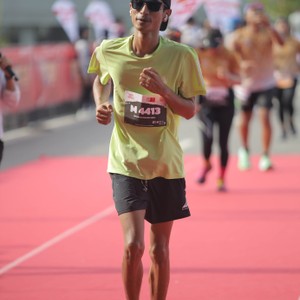 Race photo from KEDIRI HALF MARATHON 2026