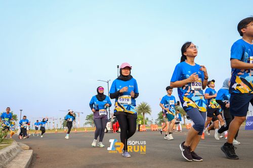 Race photo from ISOPlus Run 2024 Jakarta