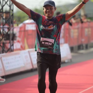 Race photo from KEDIRI HALF MARATHON 2026