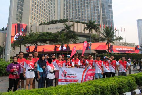 Race photo from Smartfren Run 2024 Vibes