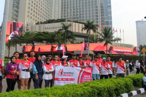 Race photo from Smartfren Run 2024 Vibes