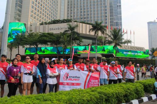 Race photo from Smartfren Run 2024 Vibes