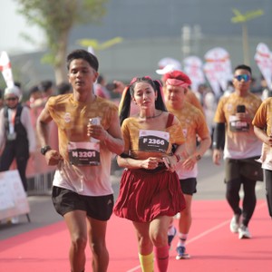 Race photo from KEDIRI HALF MARATHON 2026