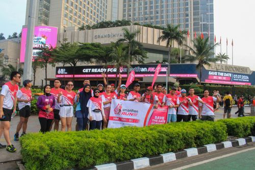 Race photo from Smartfren Run 2024 Vibes