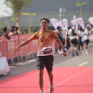 Race photo from KEDIRI HALF MARATHON 2026
