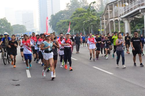 Race photo from Smartfren Run 2024 Vibes