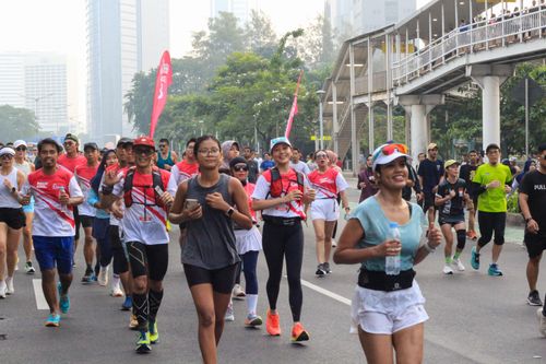 Race photo from Smartfren Run 2024 Vibes