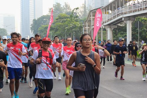 Race photo from Smartfren Run 2024 Vibes