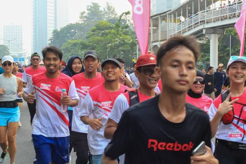 Race photo from Smartfren Run 2024 Vibes